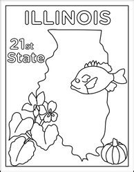 State Of Illinois Outline Vector Images Over