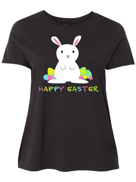 Inktastic Happy Easter Womens Plus Size T Shirt