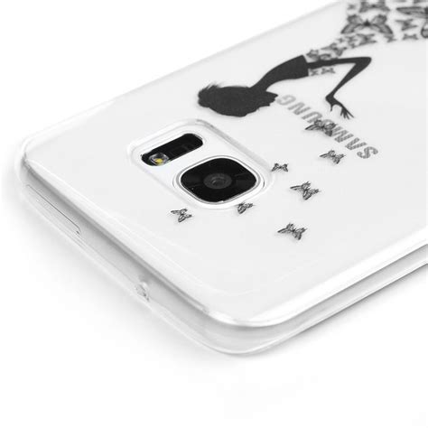 Badalink Galaxy S Edge Case Clear Soft Tpu Rubber Skin Bumper Case