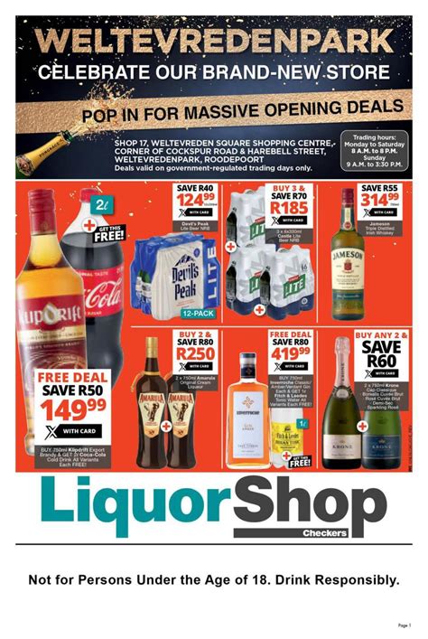 Checkers Liquor Weltevreden Park Celebrate Our Brand New Store