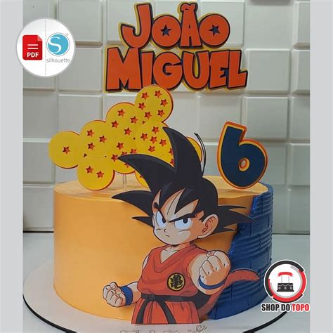 Topo De Bolo Dragon Ball Z Brindes Elo