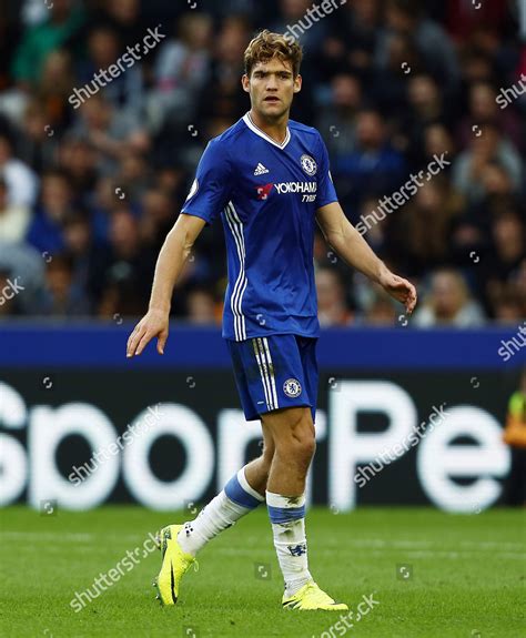 Marcos Alonso Chelsea During Premier League Editorial Stock Photo ...