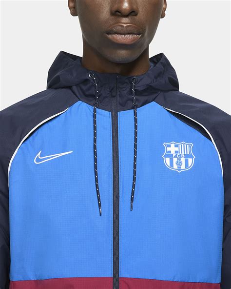 F C Barcelona AWF Men S Football Jacket Nike GB