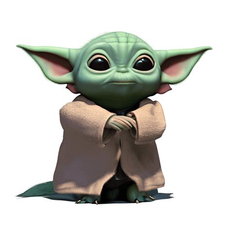 Cute Baby Yoda Graphic · Creative Fabrica