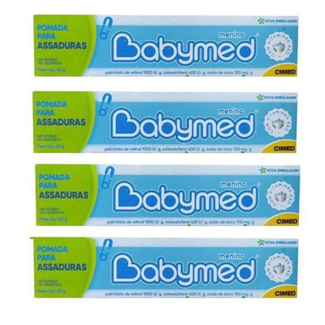 Kit Babymed Pomada Para Assaduras Cimed G Azul Unidades Creme