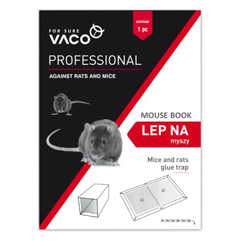 Lep Na Myszy Mousebook Sztuka Vaco Professional Bricomarche Pl