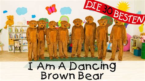 I Am A Dancing Brown Bear Ich bin ein dicker Tanzbär Sing dance