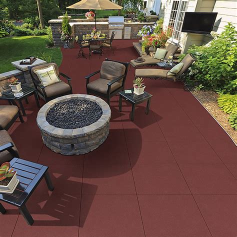 The Sterling Rubber Patio Tile Is A High End Professional Quality