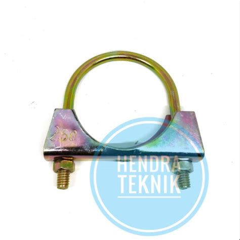 Jual KLEM KNALPOT 2 5 EXHAUST CLAMP U BOLT 2 5INCI KLEM U GALVANIZED 2