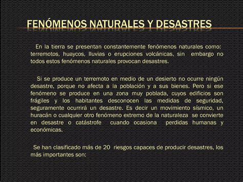 Desastres Naturales PPT Descarga Gratuita