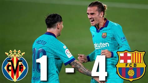 Villarreal Vs FC Barcelona All Goals Highlights 06 July 2020 YouTube