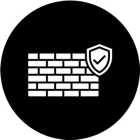 Premium Vector Firewall Icon Style