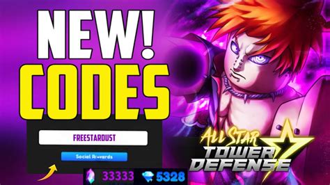 New All Working Update Codes For All Star Tower Defense 2023 Roblox All Star Tower Defense