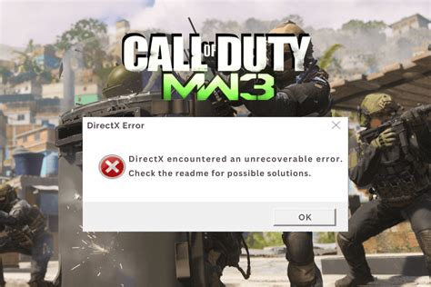 Ways To Fix Directx Encountered An Unrecoverable Error In Modern