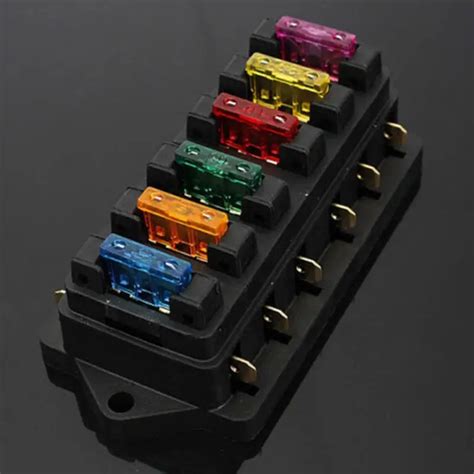 Way Fuse Holder Box Car Vehicle Circuit Blade Fuse Box Block With