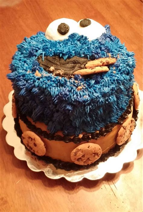 Cookie Monster Cake