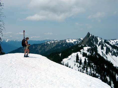 Hurricane Ridge Ski Tour via Obstruction Point Road (Olympic Mountains ...