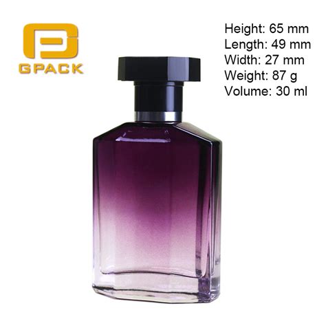 Classic Gradient Colour Perfume Bottle With Decorative Color Coating