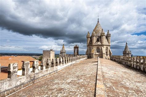 Gothic Dome And Roofs Of Cathedral Of Nossa Senhora Da Assuncao In