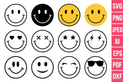 Smiley Face Svg Smiley Svg Happy Face Grafika Przez Svgdesignrocket