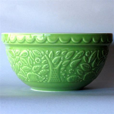 Mason Cash In The Forest Mixing Bowl Green Hedgehog Odgers And