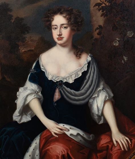 Sir Godfrey Kneller PORTRAIT OF QUEEN ANNE AS PRINCESS OF DENMARK OIL