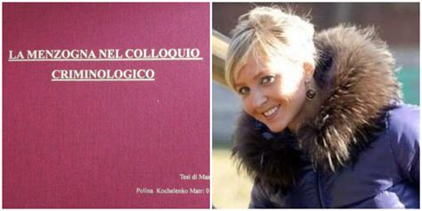 Perché la tesi di laurea di Polina Kochelenko potrebbe aiutare chi