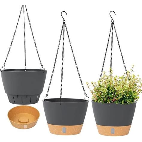 Pi Ces Pots De Fleurs Suspen E Jardini Re Suspendue Cm Pots