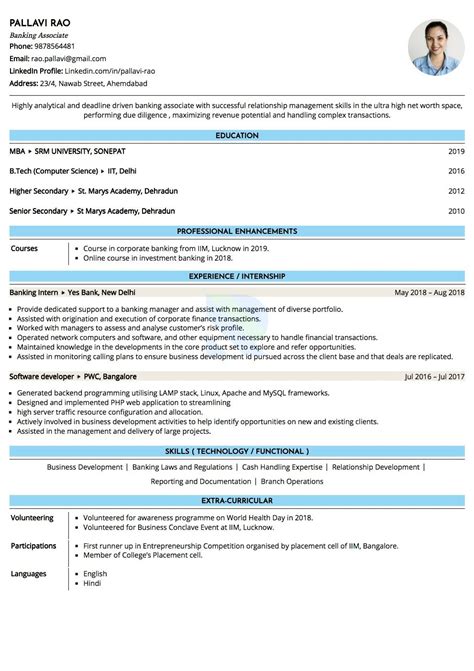 Writing A Resume For Banking And Finance Jobs 5 Examples