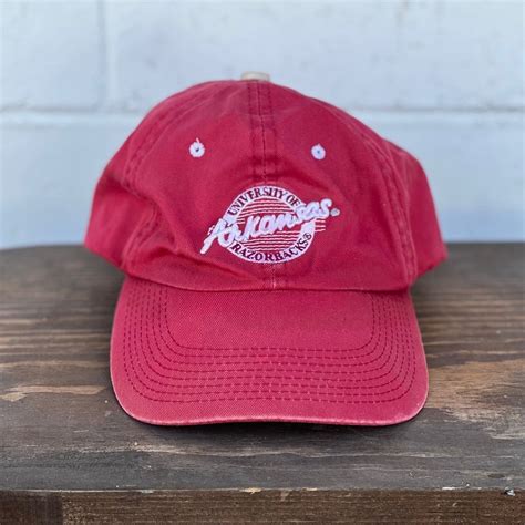 Vintage 1990s University Of Arkansas Hat Studentbodyshop
