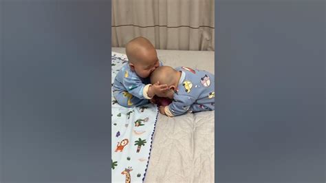 Brother Uses Twin Brothers Head As Teething Stick Babytwinmoments