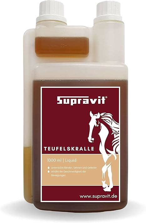 Supravit Teufelskralle Pferd 1000ml als flüssiger Liquid Devils Claw