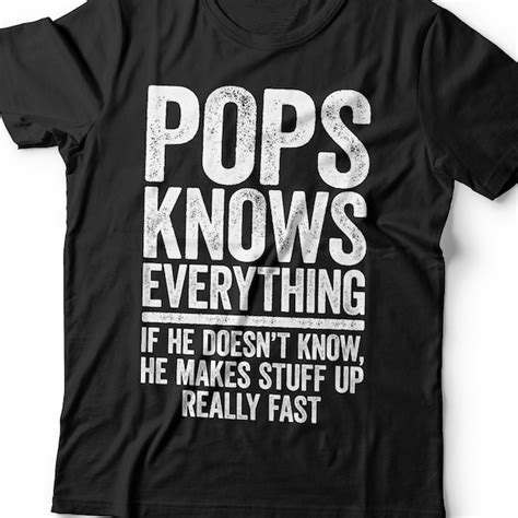 Pops Knows Everything Svg Etsy