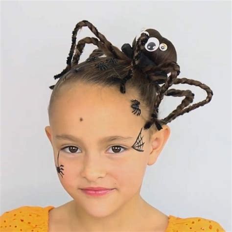 Create A Spooky Spider Halloween Hairstyle Sweethearts Hair Tutorial