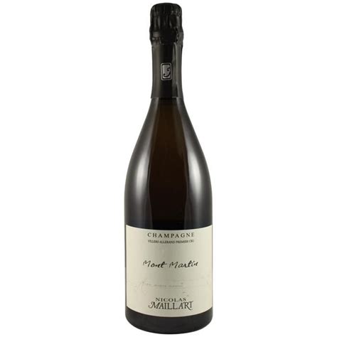 Champagne Nicolas Maillart Champagne Premier Cru Mont Martin Extra Brut