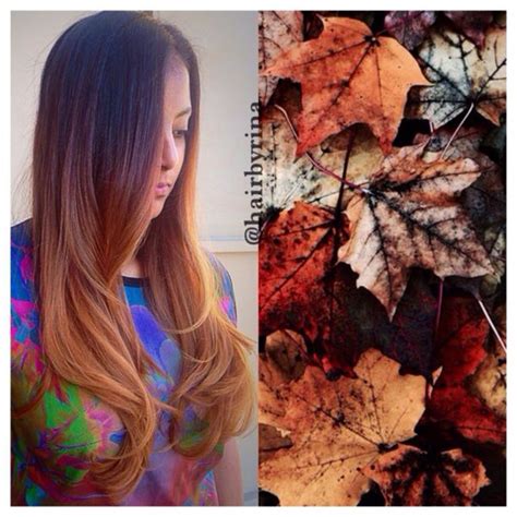 I N S P I R A T I O N Beautiful Fall Color Ombre Long Hair Styles Hair Color Hair Styles