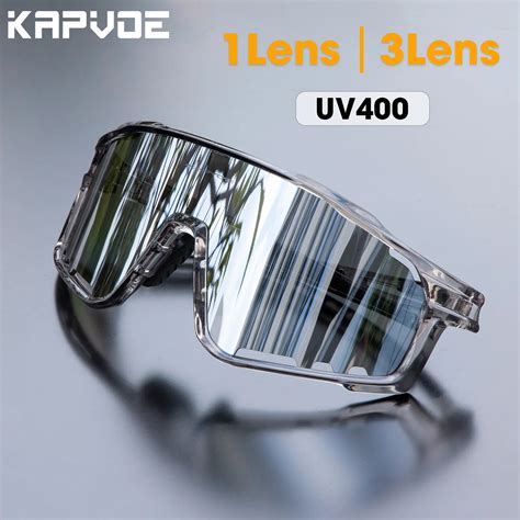 Kapvoe Cycling Sunglasses Polarized Bicycle Bike Men Uv400 Racing Bike