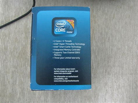 Intel I Core I Dual Core Processor Ghz Mb Cache Socket