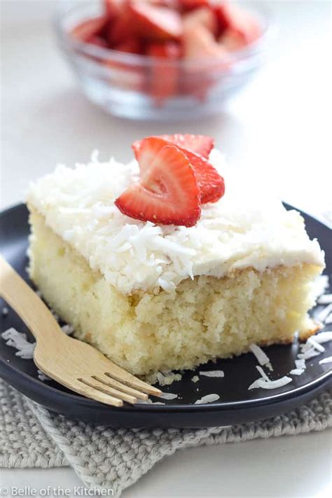 Easy Coconut Cake Recipe - Belle of the Kitchen