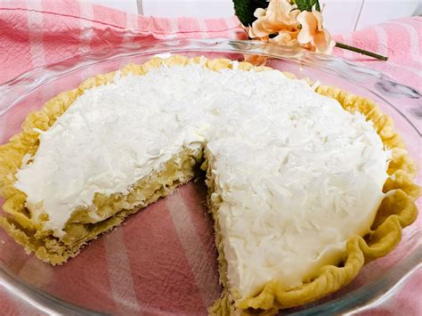 Old Fashioned Coconut Cream Pie Recipe Real Life Of Lulu