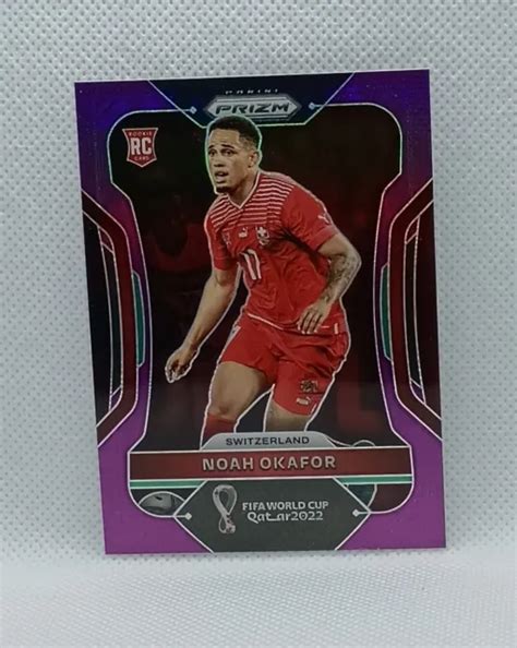 CARTA RARA 2022 Panini Prizm FIFA Coppa Del Mondo NOAH OKAFOR RC Rookie