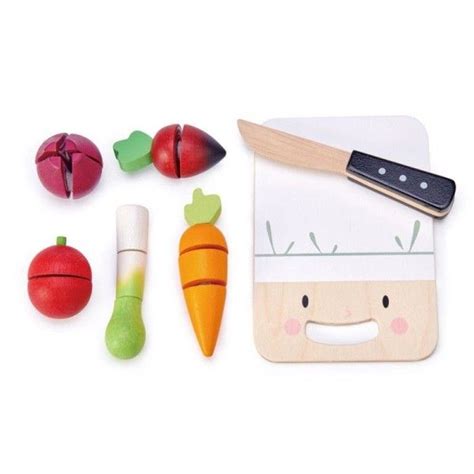 Jouet Dinette En Bois Planche D Couper Mini Chef Tender Leaf Toys