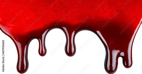 Dripping blood isolated on transparent background png Stock Photo ...