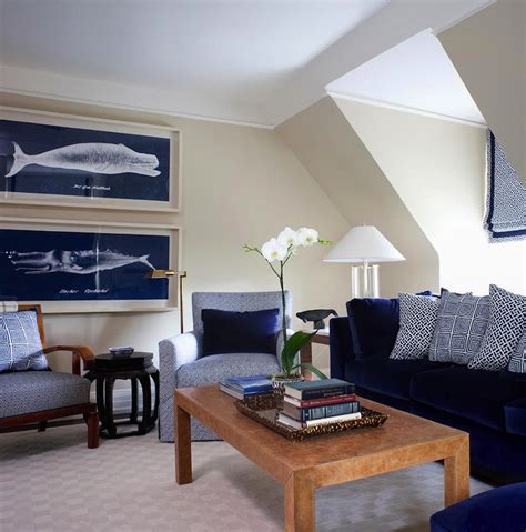 Cobalt Blue Living Room