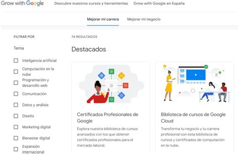 Cursos gratuitos de Google Google Actívate y más 2024