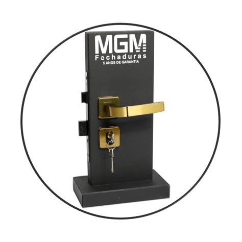 Fechadura De Porta Quarto Sala Externa Modena Bronze Mgm Escorrega O