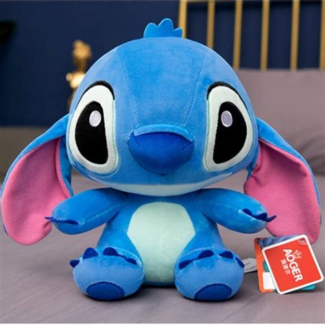 20cm Anime Stitch Plush Recheado Kawaii Toys TV Mesmo Parágrafo Papel