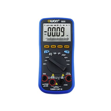 Owon Handheld Multimeter With True Rms Measure 6000 Count Precision And Bluetooth Connection