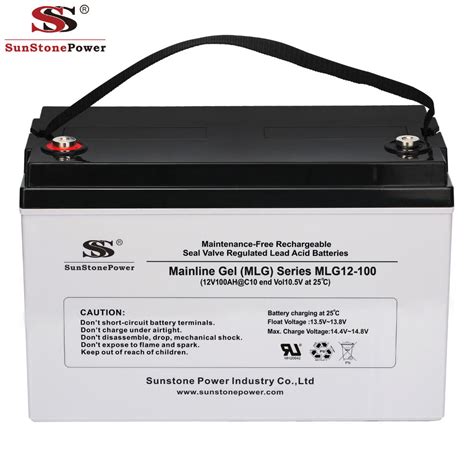 Sunstone Deep Cycle V Ah Gel Battery With Long Life Energy Storage