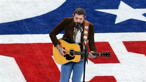 Super Bowl 2024: Watch Post Malone sing 'America the Beautiful'